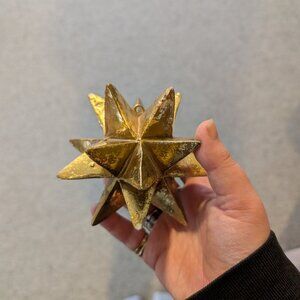 Vintage Gold Starburst Decoration